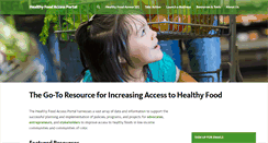 Desktop Screenshot of healthyfoodaccess.org